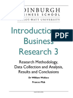 Introduction To Business Research 3a