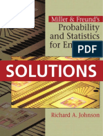Probability and Statistics For Engineers Solutions