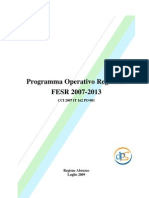 Programma Operativo Regionale - Abruzzo - Fers 2007-2013