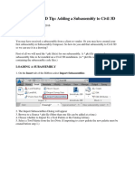 AutoCAD Civil 3D Tip Adding A Subassembly To Civil 3D