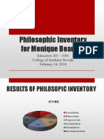 Philosophic Inventory