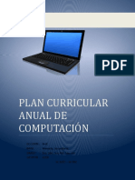 Plan Curricular Anual Oficial de Computación Primaria, Secundaria.