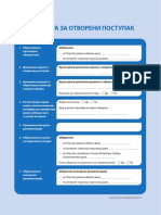 Cek Lista Za Otvoreni Postupak PDF