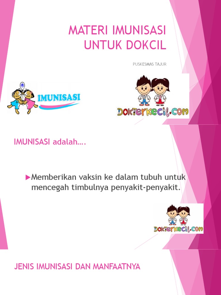 Materi Imunisasi Untuk Dokcil