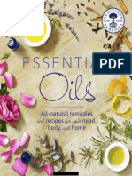 DK Essential Oils - All Natural Remedies and Recipes For Your Mind, Body and Home, 1st Edition (2016) PDF