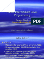 AM38: Intermediate Level Programming