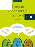 Eliminate Nonessential Content
