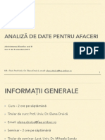 Curs 1 Analiza de Date