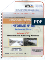 Informe 05 - Vol 07 - Mant Rutinario y Periodico PDF