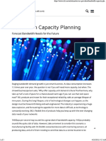 Bandwidth Capacity Planning – XKL
