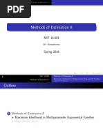 Methods of Estimation II: Dr. Kempthorne