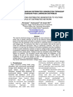 Effect of Applying Distributed Generation To Voltage Profile at Distributed Network