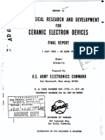 Ceramic Electron Devices: Metallurgical Research and Development