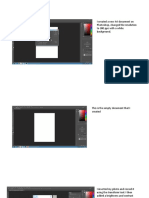 I Created A New A4 Document On Photoshop, Changed The Resolution To 300 PPC With A White Background