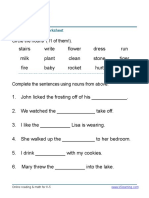 Grammar Worksheet PDF