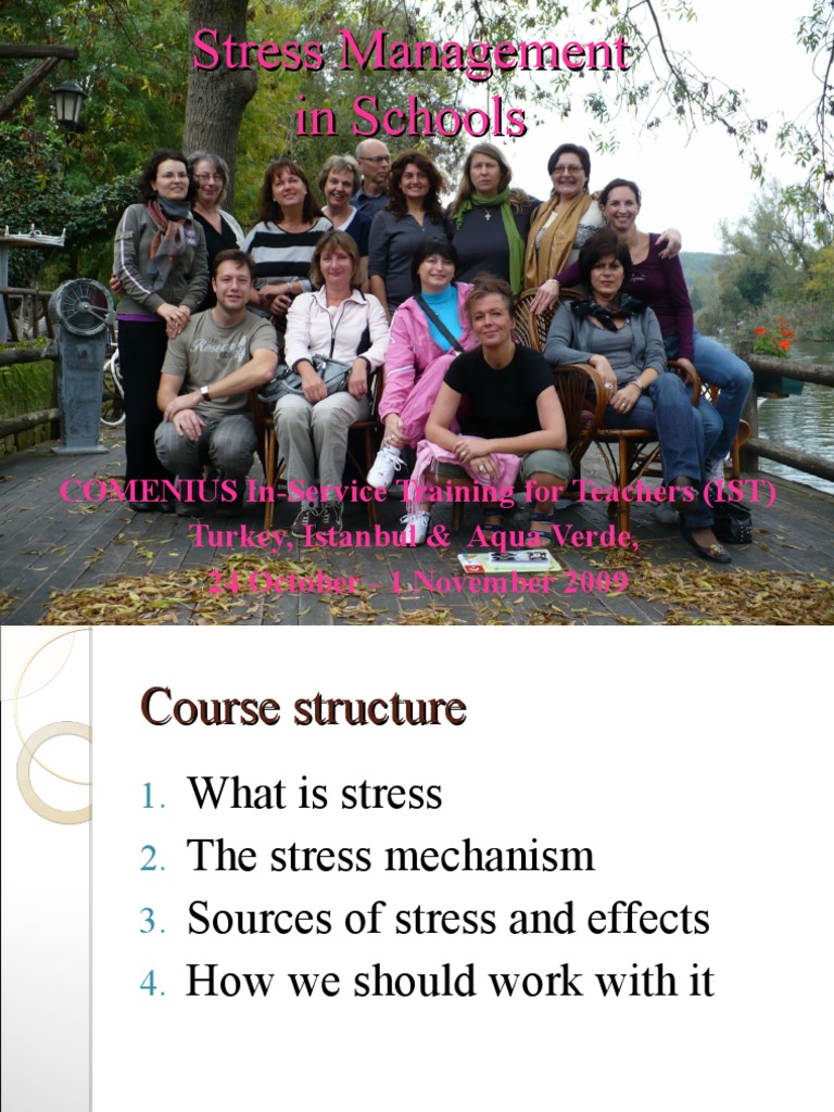 Stress Management In Schools PDF Stress Biology Behavioural 