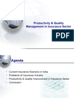 PQM in Insurance Sector