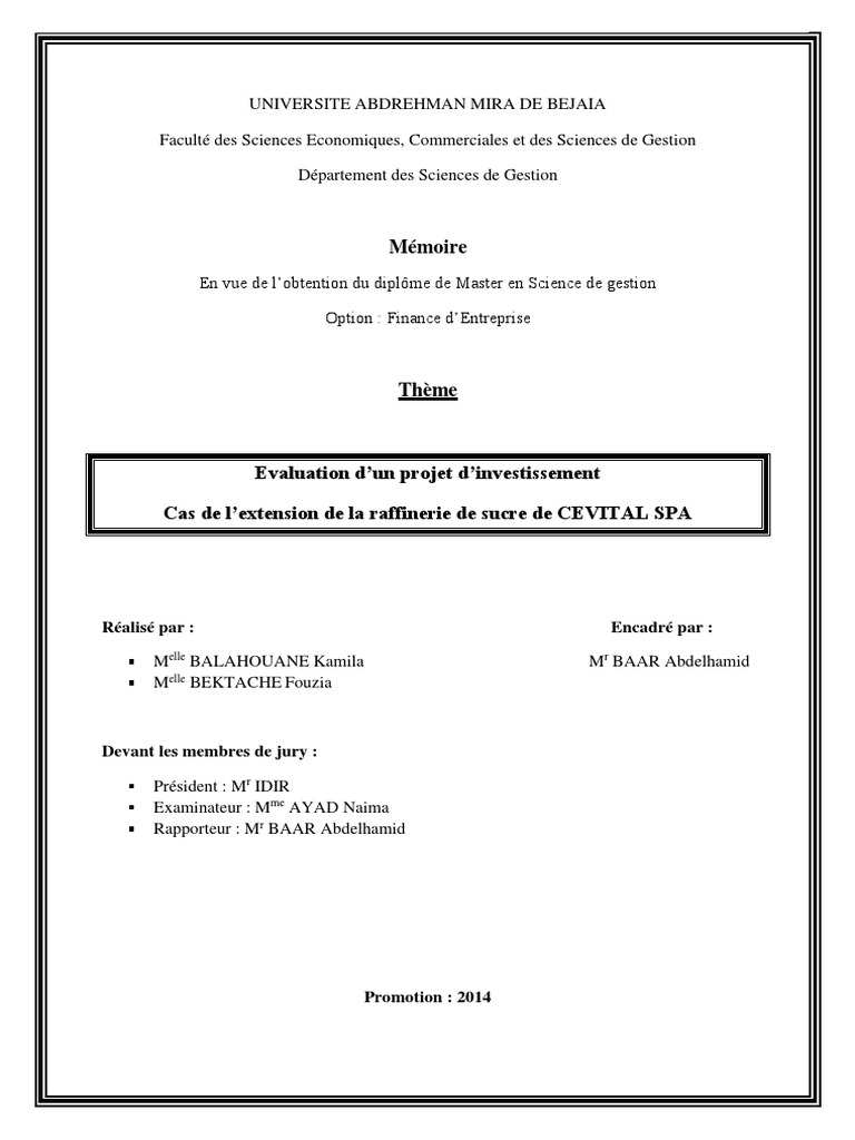 Evaluation d’un projet d’investissement.docx  Dépréciation  Investir