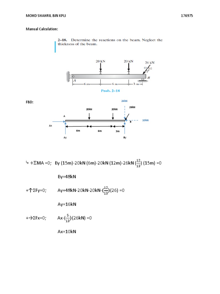 Manual Calculation PDF