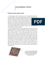 Mapas, Secciones Geológicas e Informe