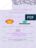 Code of Conduct Comparison: Shell vs Petronas
