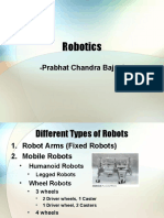 Robotics: - Prabhat Chandra Bajpai
