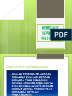 Mengukur Kepuasan Pelanggan