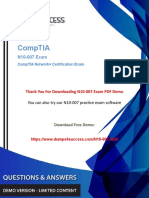 Updated N10-007 Dumps PDF - CompTIA Network+ N10-007 Exam Question PDF