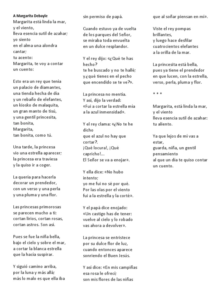 A Margarita Debayle PDF Ocio Naturaleza