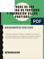 Enfoque de Los Sistemas de Partidos y Formación