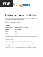 Coding Interview Cheat Sheet