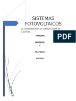 Sistemas Fotovoltaicos: U1. Conversion de La Energía Solar en Eléctrica