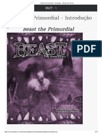 Beast The Primordial - Introdução Mundo Das Trevas