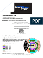 WWE SmackDown Group Info 2017