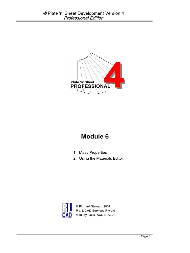 © Plate 'N' Sheet Development Version 4: Professional Edition | PDF ...