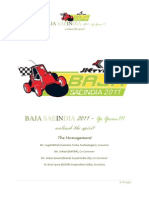 BAJA SAEINDIA Information Docket