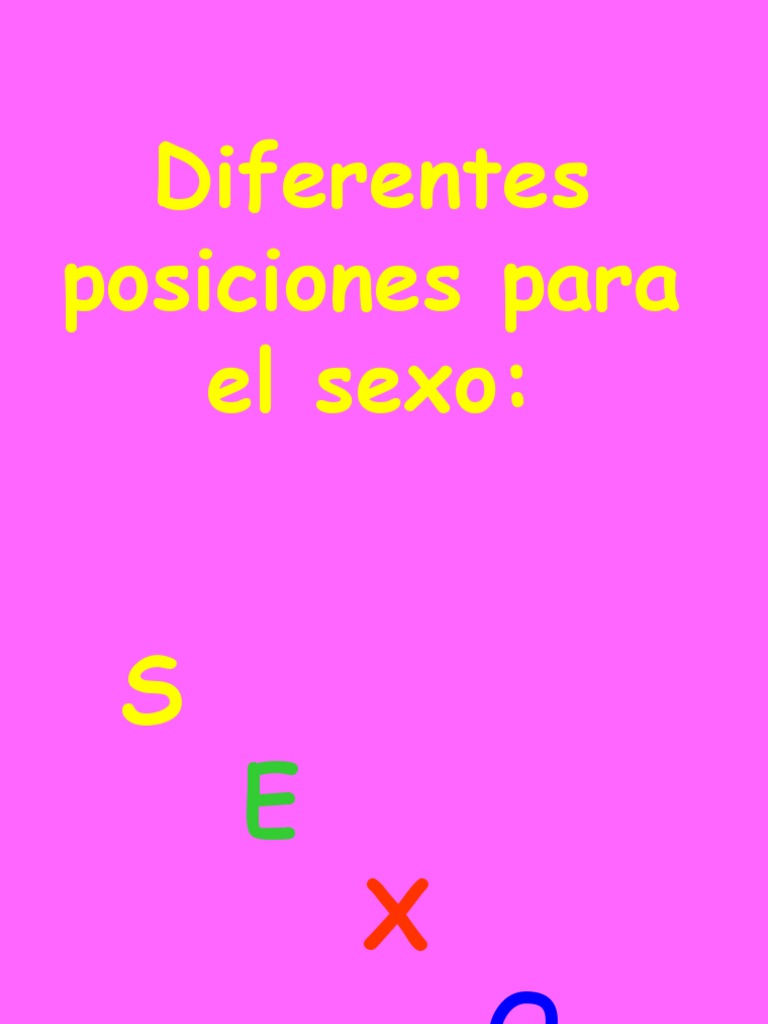 Posiciones de Sexo PDF PDF