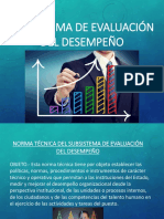 Subsistema de Evaluación Del Desempeño