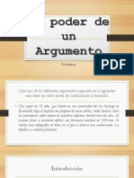 El Poder de Un Argumento