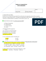 Ev. Diagnóstica Biología (Segundo Medio) (Camila Alvarado)