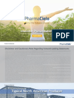 PharmaCielo - Investor Presentation - v35 - Deal Deck