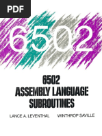 6502 Assembly Language Subroutines PDF