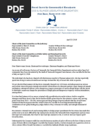 Cape Cod Delegation Sends Letter To Judiciary and Public Safety Committee