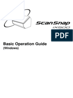 Fujitsu ScanSnap IX500 - Basic User Guide