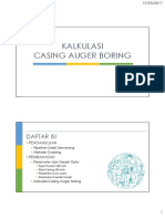 Presentasi Kalkulasi Casing Auger Boring r0