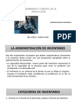 Administración de inventarios: conceptos, categorías y cálculo EOQ