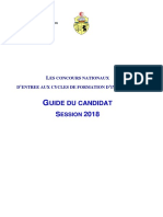 Guide Candidat 2018