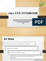 Dry Eye Syndrome: SMF Ilmu Penyakit Mata Rsud Jombang Universitas Muhammadiyah Malang Fakultas Kedokteran 2018