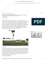 1) Postes de Iluminação Fotovoltaicos - Infraestrutura Urbana