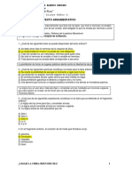 AUTOEVALUACION Texto Argumentativo